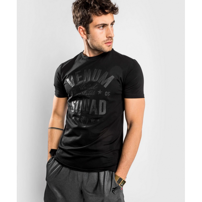 Тениска - Venum Squad T-Shirt - Black/Black​